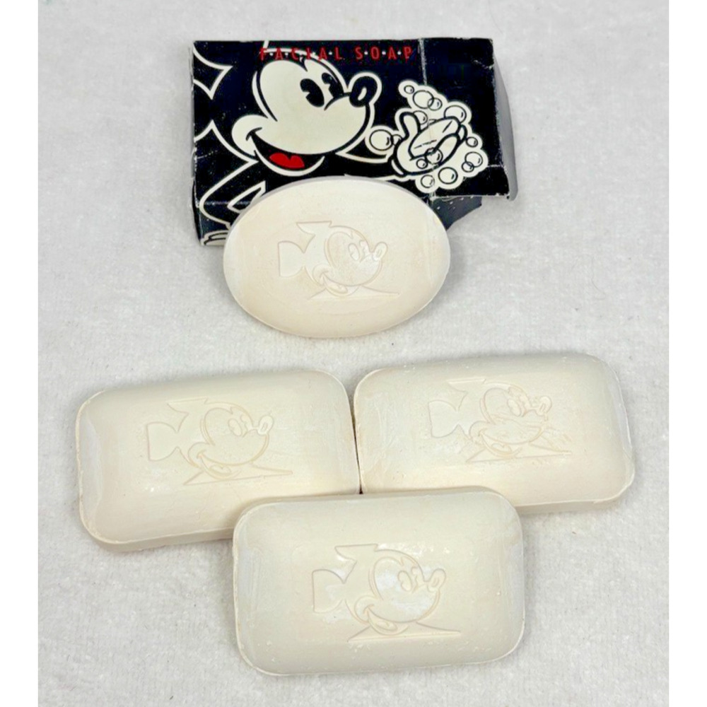 Vintage Disney Resort Bar Soaps Boxed Paper Packaging Facial Bath Mickey Mouse